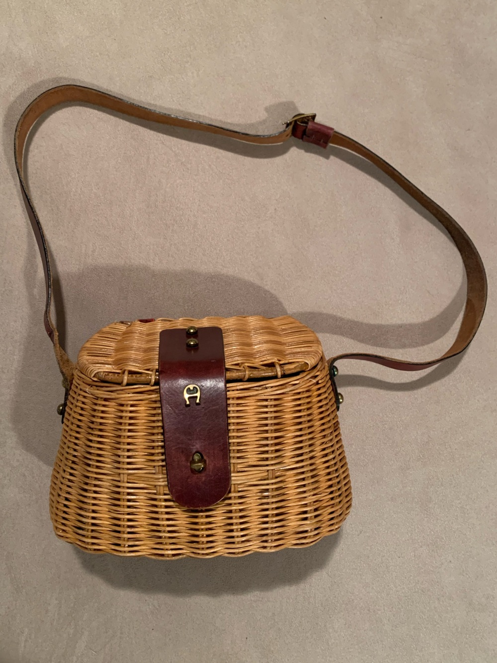 Vintage Etienne Aigner Rare 1950s Crossbody Bag - Picture 1 of 10
